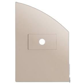 Cj Placa Furo Horizontal 4x2 - Recta Areia Gloss - BLux Home