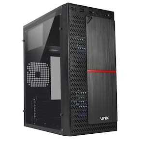 Gabinete Gamer Vinik Plate Lateral Acrílico 2 Fans - Ggpacbk