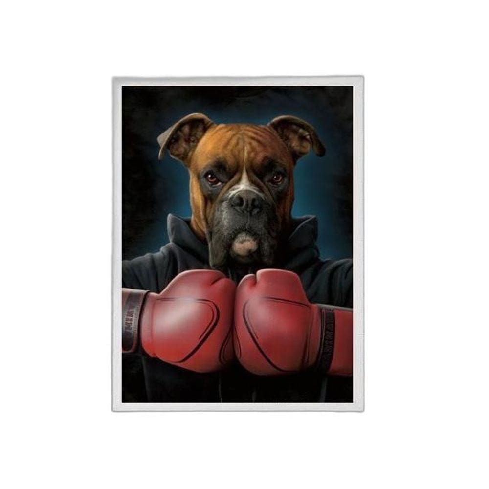 Quadro Decorativo Boxer Box 33X24Cm