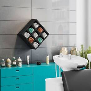 Nicho Decorativo Porta Toalha Com 9 Nichos Multiuso Glamour