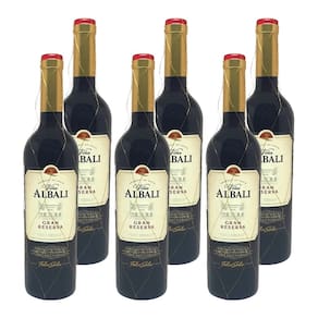 Kit 6 Vinhos Viña Albali Gran Reserva S Privada Tinto Espanha 750ml