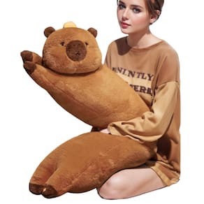 Almofada de pelúcia NXNYNZ Long Capivara, 90 cm, brinquedo de pelúcia