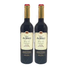 Kit 2 Vinhos Viña Albali Gran Reserva S Privada Tinto Espanha 750ml