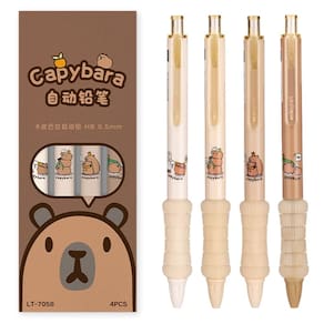 Lápis mecânicos MOZXIRZ de 0,5 mm Capivara Design para crianças