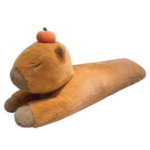 Almofada de pelúcia Hofun4U Capivara com pelúcia de caqui 120 cm