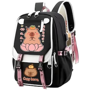 Mochila kiobrvhe Capybara Print para mulheres, bolsa de poliéster