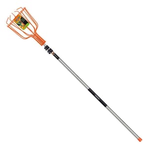 Kit Colhedor De Frutas Médio Tramontina Em Aço 77819151 + Cabo Metálico Extensível 5m Tramontina