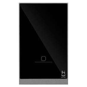 Interruptor Inteligente 1 Tecla Conexão Zigbee Compatível com Assistente de voz, IOS e Android Preto - Geonav