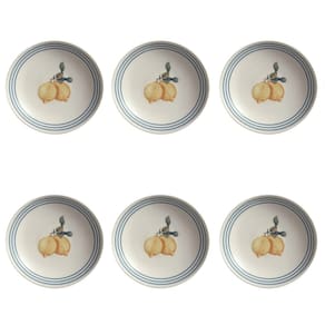 Conjunto de Pratos Fundos 06 Peças Coup Amalfitana Porto Brasil