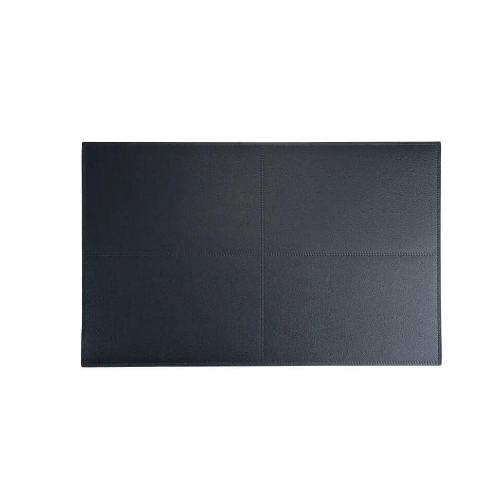 Lugar Americano Retangular Preto Pvc 45x30cm Cromus