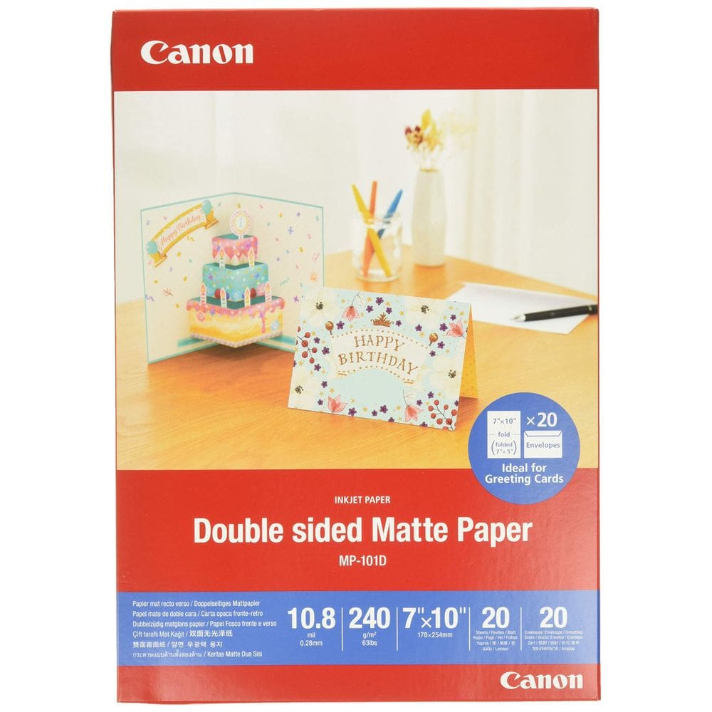 Imprimir Papel de Cópia Canon Double Sided Matte Photo 7x10 cm