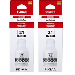Garrafa de tinta Canon GI-21 Pigment Black G3260 G2260 G1220 (x2)