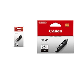 Cartuchos de tinta Canon PGI-250 PGBK e CLI-251 Black Compat