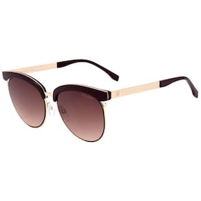 Óculos De Sol Bulget Bg 5114 D01 Vinho E Dourado Brilho