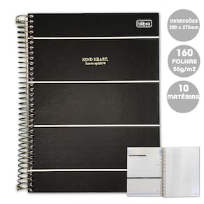 Caderno Univ 10 Matérias 160Fls West Village Linhas Tilibra