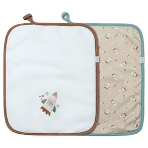 Kit Com 2 Babinhas Hug Foguete Be Brave Marrom E Verde