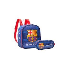 Kit Escolar Lancheira Térmica + Estojo Penal Barcelona