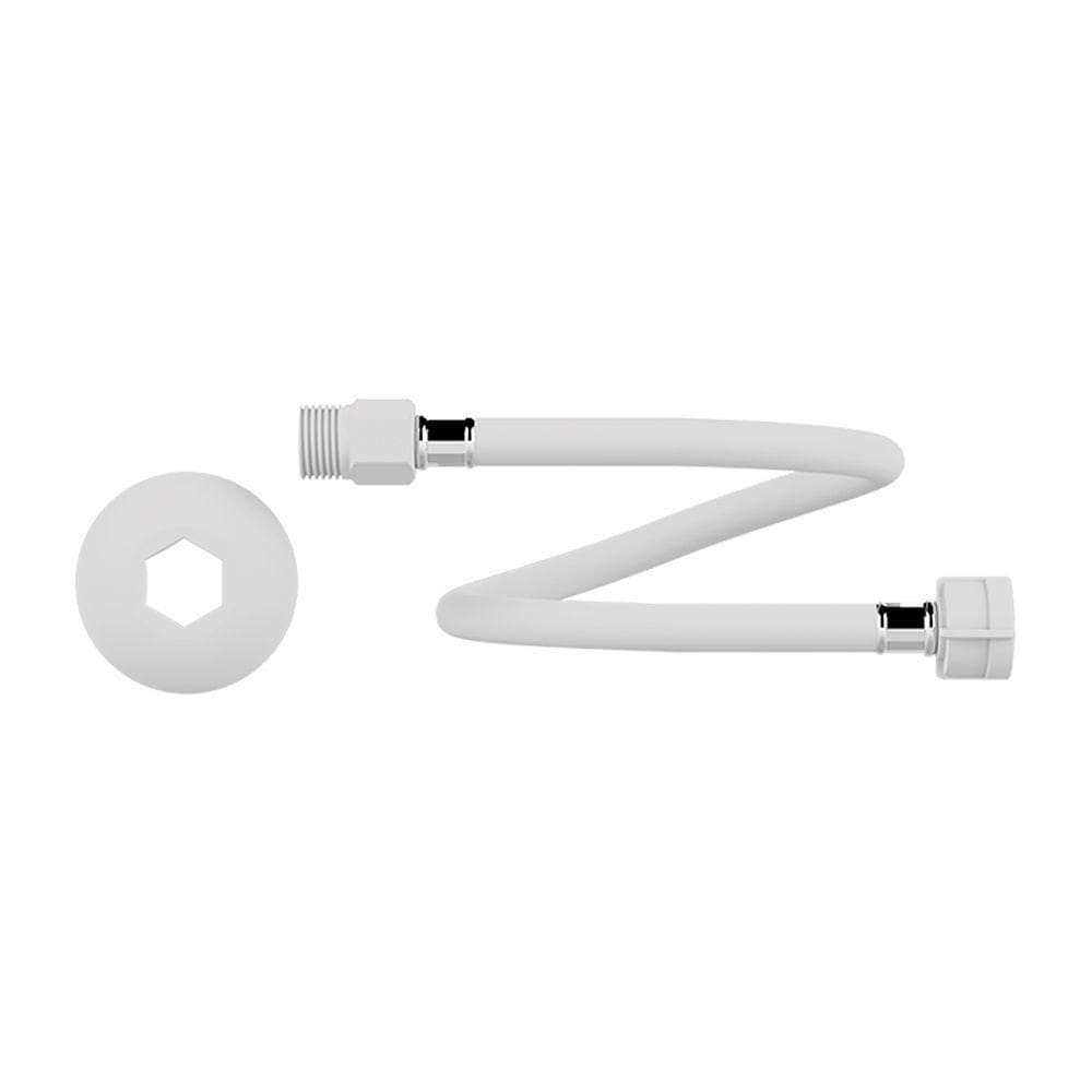 Engate ível De Pvc 1m Branco 7123-1