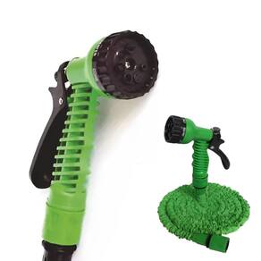 Mangueira Retrátil 30M, Pistola 6 Jatos Para Jardim