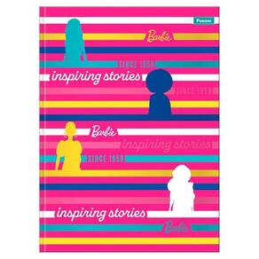 Caderno Brochura 160Fls Barbie Teen Inspiring Rosa Foroni