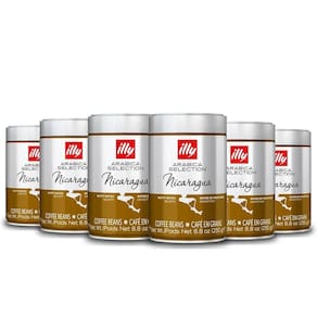 Café Illy Nicarágua Grãos 100% Arábica Kit 6 Embalagens 250G