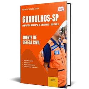 Apostila Prefeitura Guarulhos Sp 2024 - Agente Defesa Civil