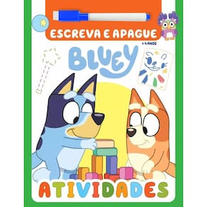 Escreva E Apague - Bluey - Atividades