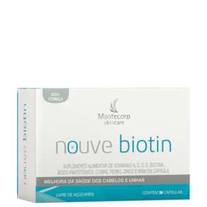 Mantecorp Nouve Biotin - Suplemento Alimentar (30 Cápsulas)
