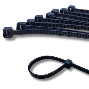 Abraçadeira Nylon Enforca 3,6 x 100mm Kit C/ 100 Cinta Plástica Fixadora Fita Hellerman 10cm Preta