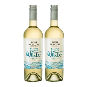 Kit 2 Vinhos Don Pascual Coastal White Branco Uruguai 750ml