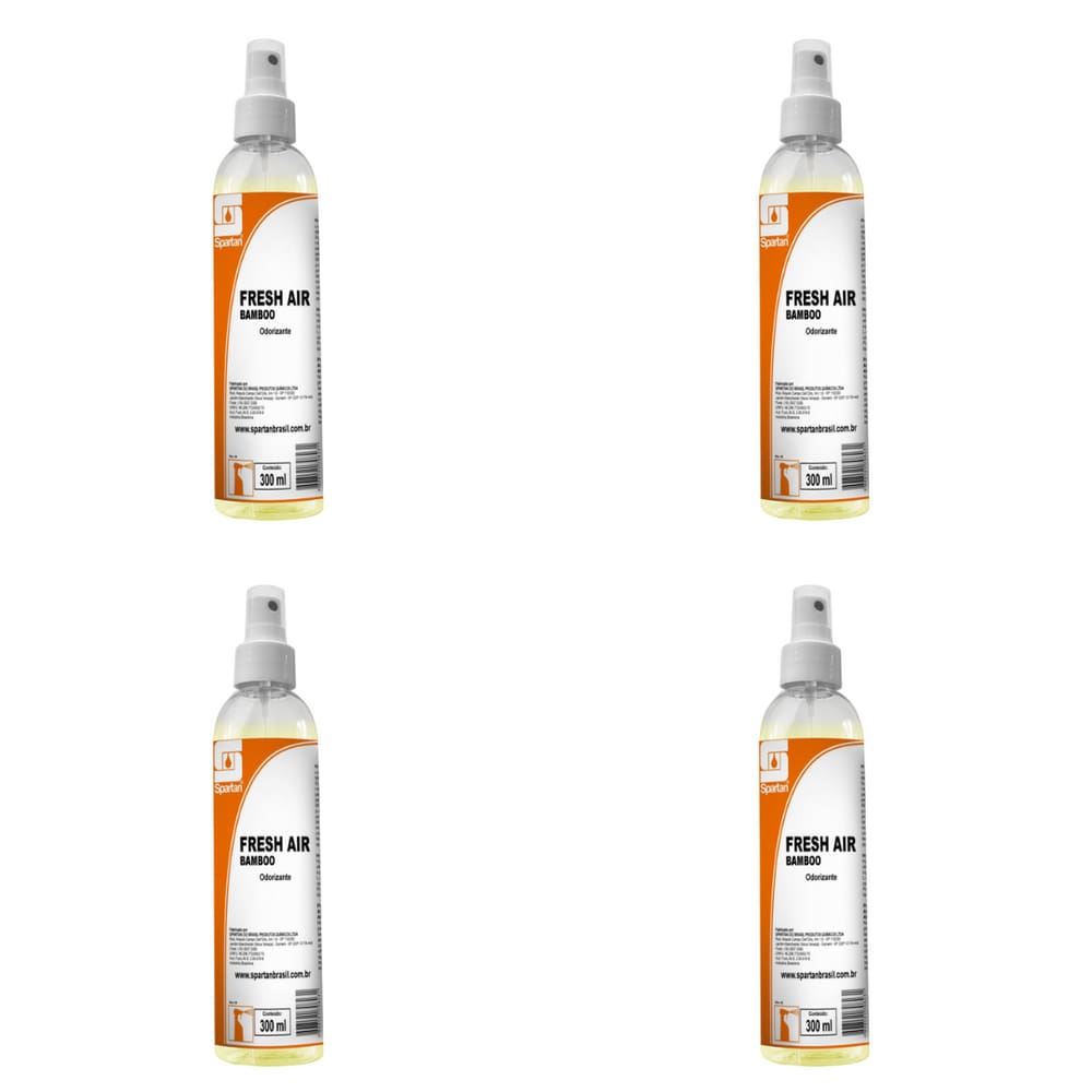 Ki Com 4 Unidades Neutralizador de Odores Fresh Air Lavanda 300 ml