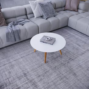 Mesa de Centro Vesta Redonda 31cm X 67cm X 67cm Branco