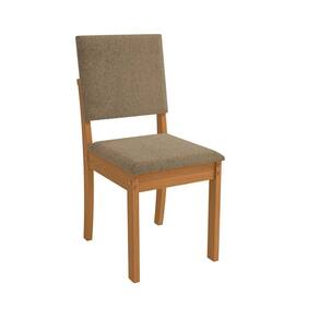 Conjunto 2 Cadeiras para Sala de Jantar Cad160 Canela/Cinza