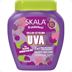 Creme Skala Frutástica Uva 2 em 1 1000g