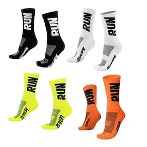 Kit 04 Pares Meia Corrida Hupi Run Coloridas