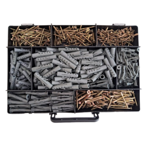 Kit Parafuso Chipboard Maleta VD 8020 Bucha  F / VR 700 pçs