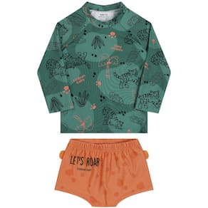 Conjunto Praia Menino Manga Longa e Sunga Kamylus Ref. 43677