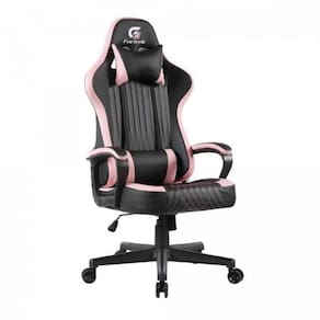 Cadeira Gamer Vickers Preta/Rosa Fortrek