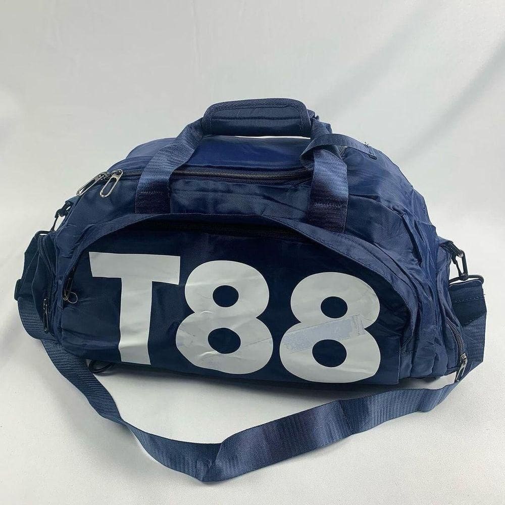 Bolsa Mala Esportiva Mochila Costa Transversal Fitness Treino Futebol Academia Viagem Impermeável azulescuro