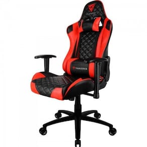 Cadeira Gamer Thunderx3 TGC12 - Vermelha, Reclinável 180º