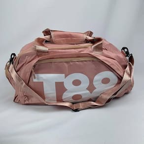 Bolsa Mala Esportiva Mochila Costa Transversal Fitness Treino Futebol Academia Viagem Impermeável rosa