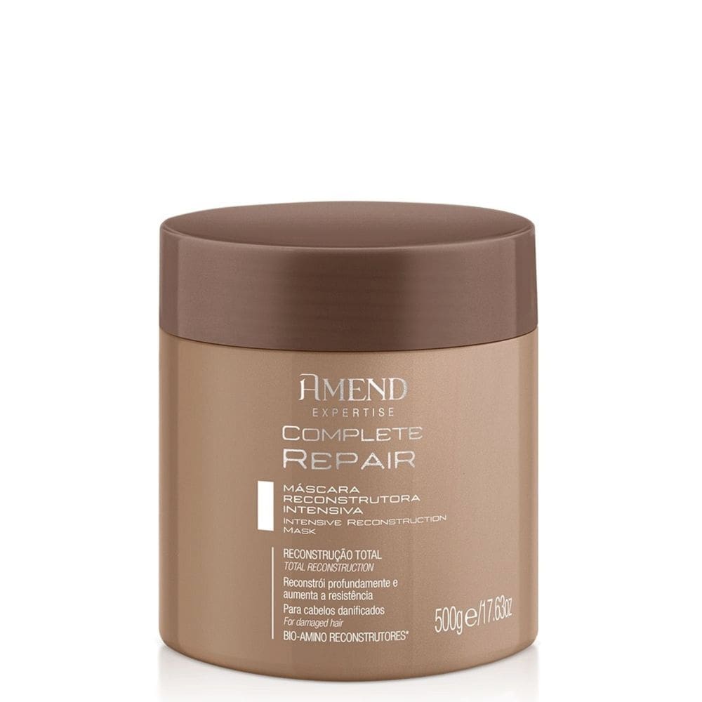 Amend Cosméticos Expertise Complete Repair - Máscara Reconstrutora Intensiva 500g