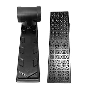 Ralo Aluminio 15x50 Preto Dubai Canto com Difusor 4 pol