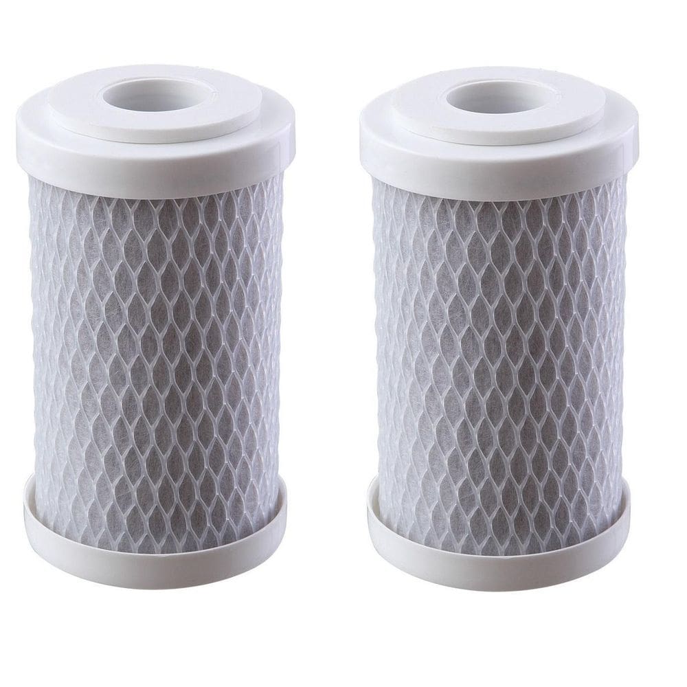 Kit 2 Refil Filtro 5`` De Carbon Block Ativado Remove Cloro