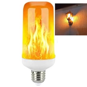 Lampada Led Efeito Fogo Chama 3 Modos E27 Iluminaçao Enfeite Decorativo Luz Ambiente Confraernizaçao Evento Festa