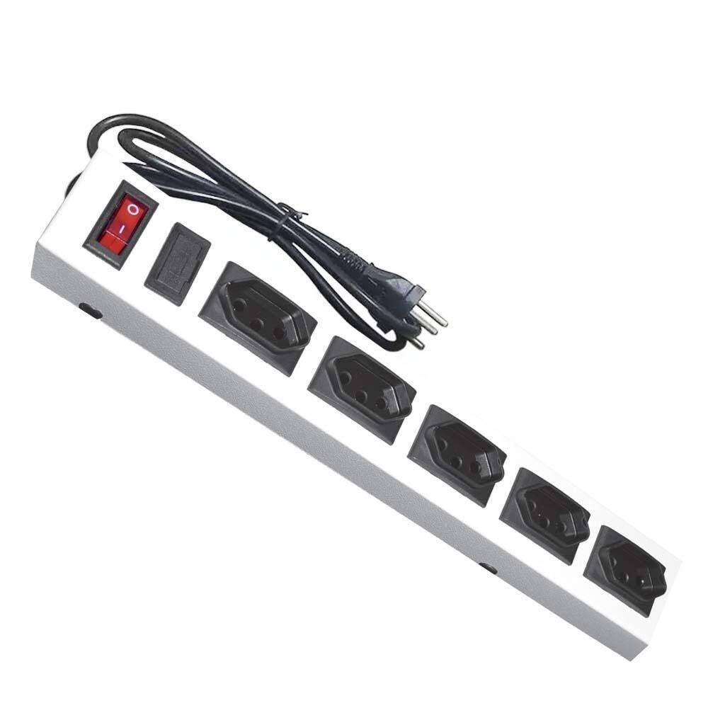 Filtro Extensão Régua 5 Tomadas Cabo 5 Metros FLK05VM5M KITEC