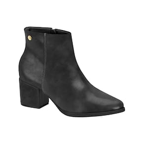 Bota Vizzano Feminina Salto Baixo Napa Genebra