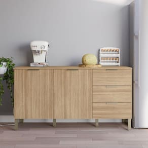Balcão 1600 com Tampo - Glam 160x86x53,3cm Freijó