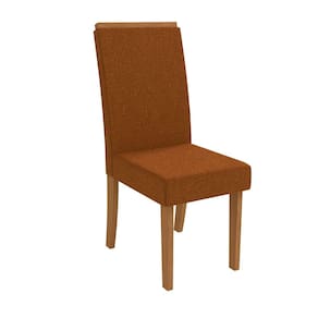 Conjunto 2 Cadeiras para Sala de Jantar Cad142 Canela/Terracota