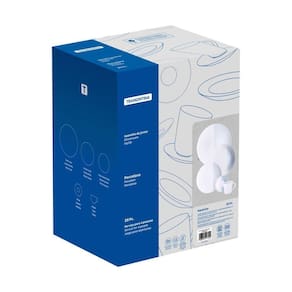 Aparelho De Jantar Tramontina Aquarius Em Porcelana Decorada 20 Peças